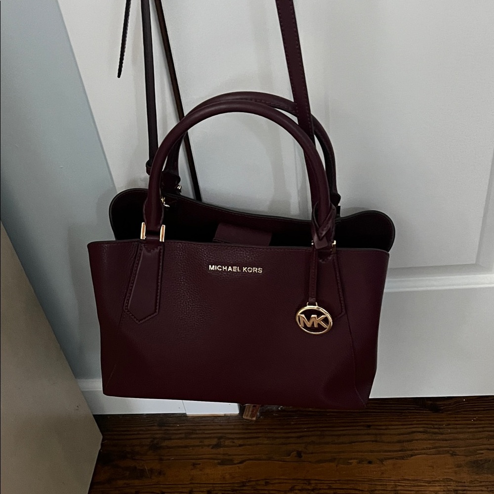 Michael Kors Dark Burgundy Satchel